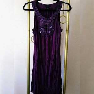 BCBGMAXAZRIA Sequin Mini Dress in Purple in Size M